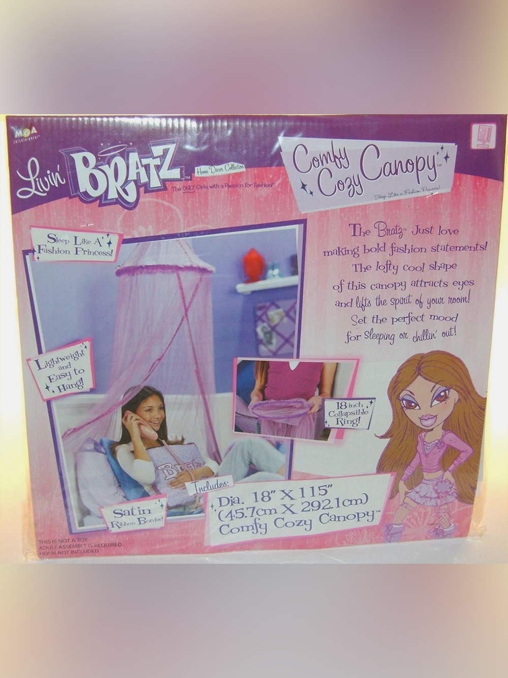 Bratz Bed Canopy 2000s Room Decor BRAND NEW
